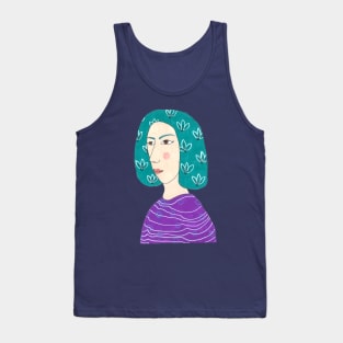 Random Portrait Tank Top